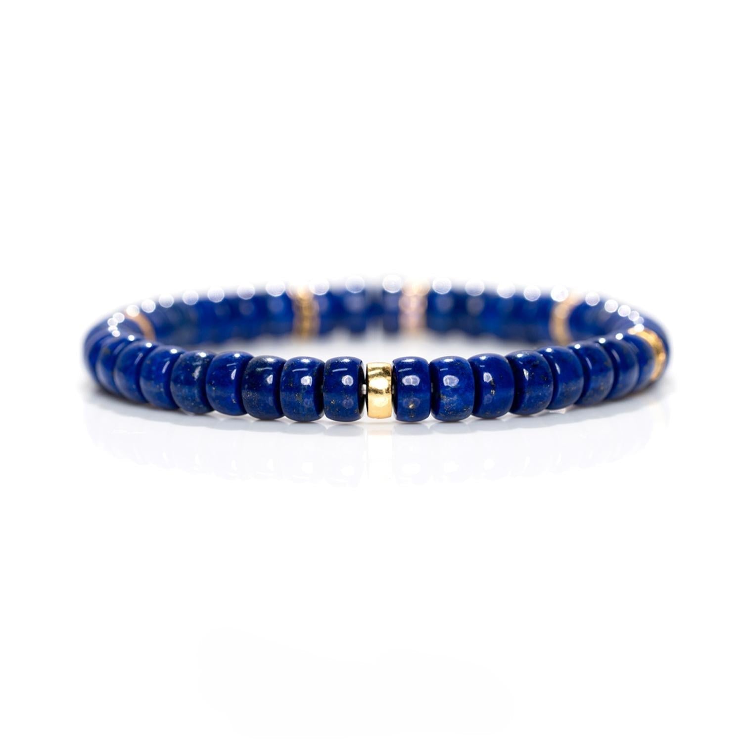 Imperial Lapis Lazuli Bracelet – Truth & Wisdom (6mm)