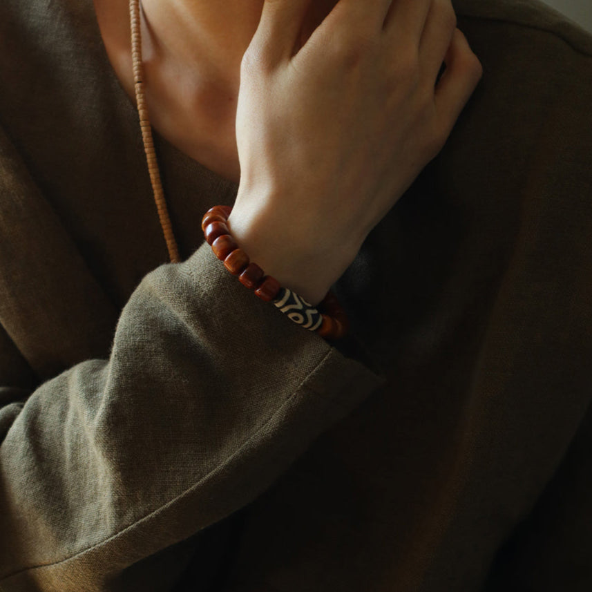 Tibetan Guardian Bead Bracelet (10 mm)