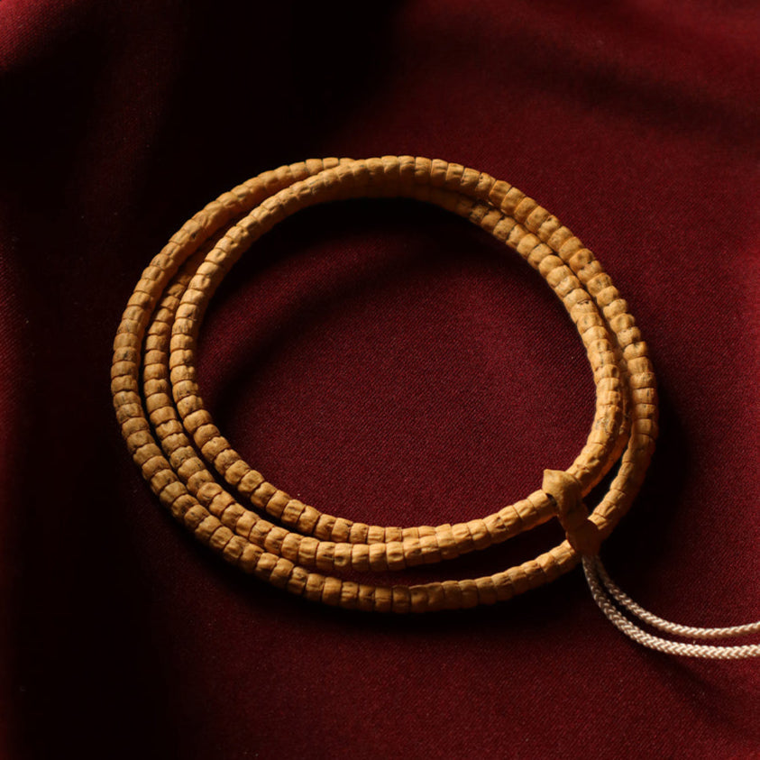 Pilgrim Mala – Himalayan Cedarwood Journey Edition (108 beads)
