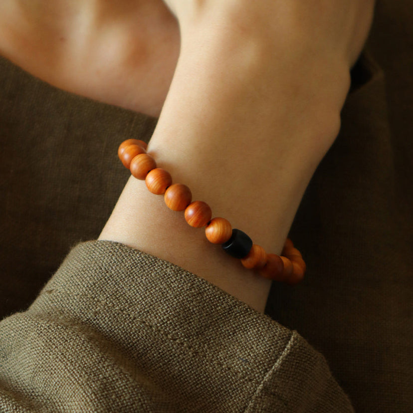 Twilight Memory – Aged Cypress Meditation Bracelet