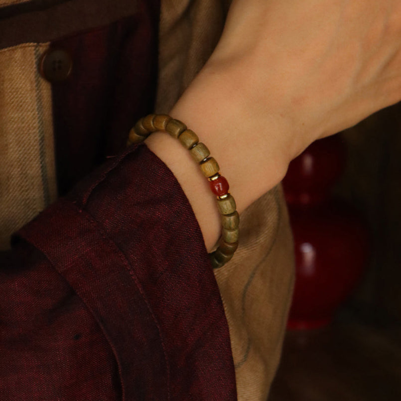 Spring Awakening – Greenwood & Agate Harmony Bracelet