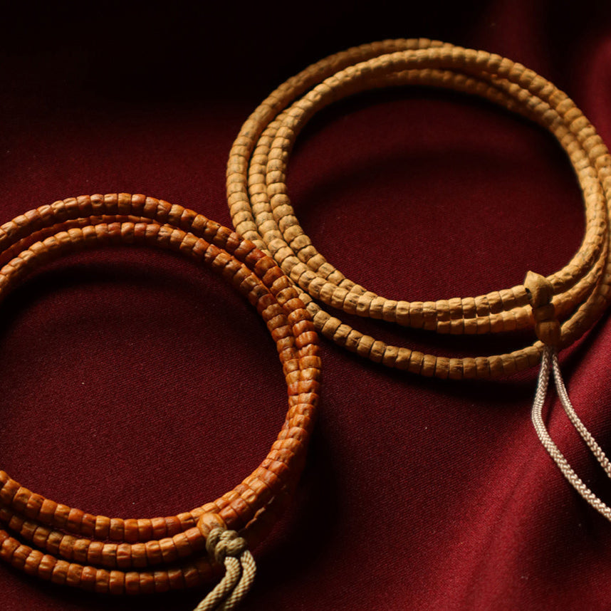 Pilgrim Mala – Himalayan Cedarwood Journey Edition (108 beads)