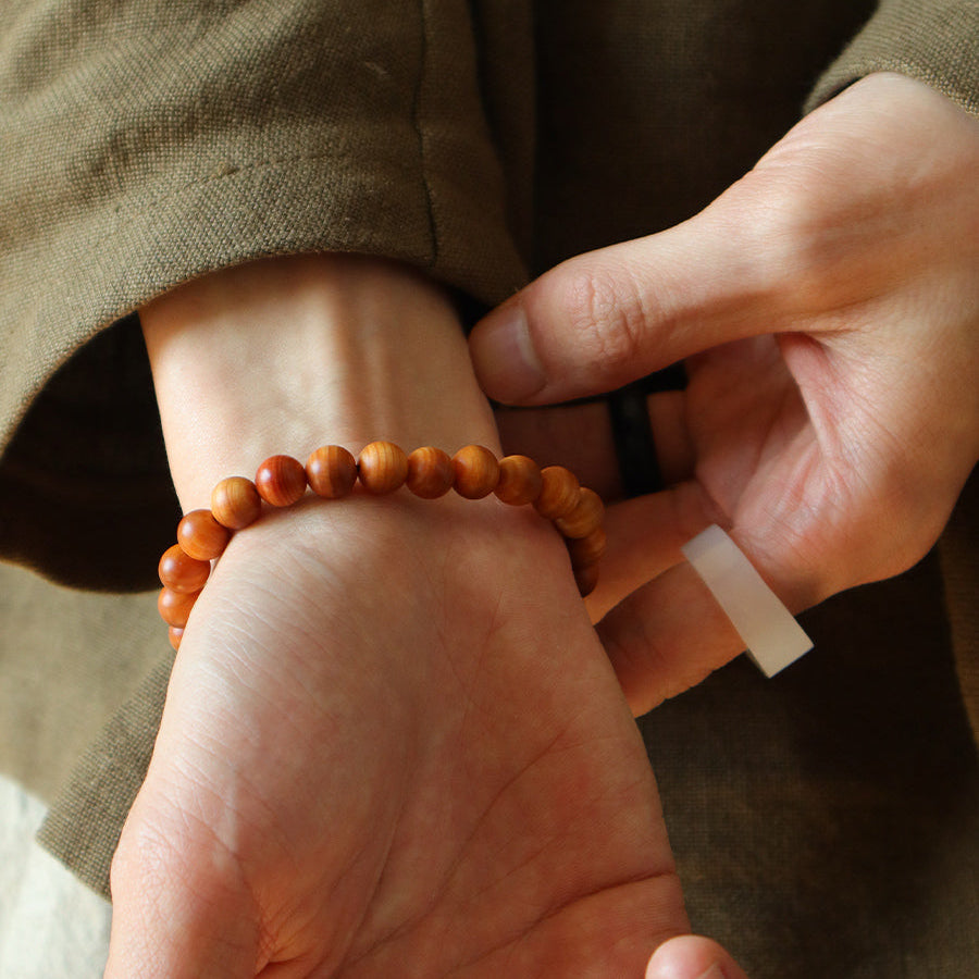 Twilight Memory – Aged Cypress Meditation Bracelet