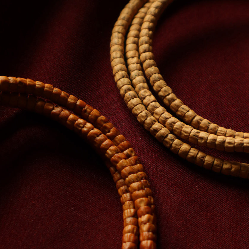 Pilgrim Mala – Himalayan Cedarwood Journey Edition (108 beads)