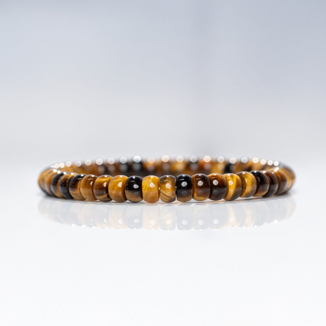 Tiger’s Gaze Energy Bracelet – Abacus Beads（6mm）