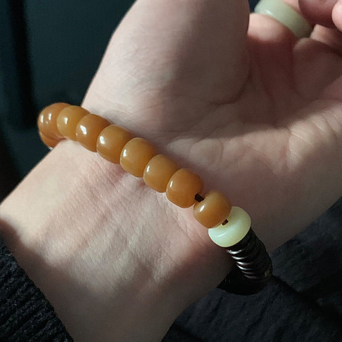 Omen of Strength – Tibetan Dzi Bead Energy Bracelet