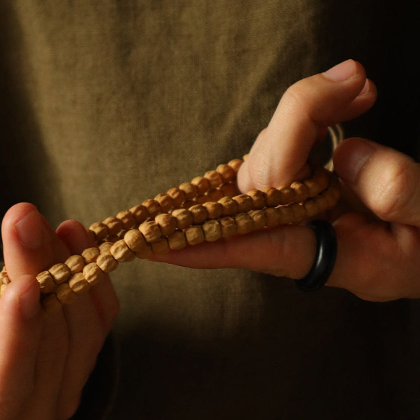 Tibetan Cypress 108 Mala Beads (6mm)