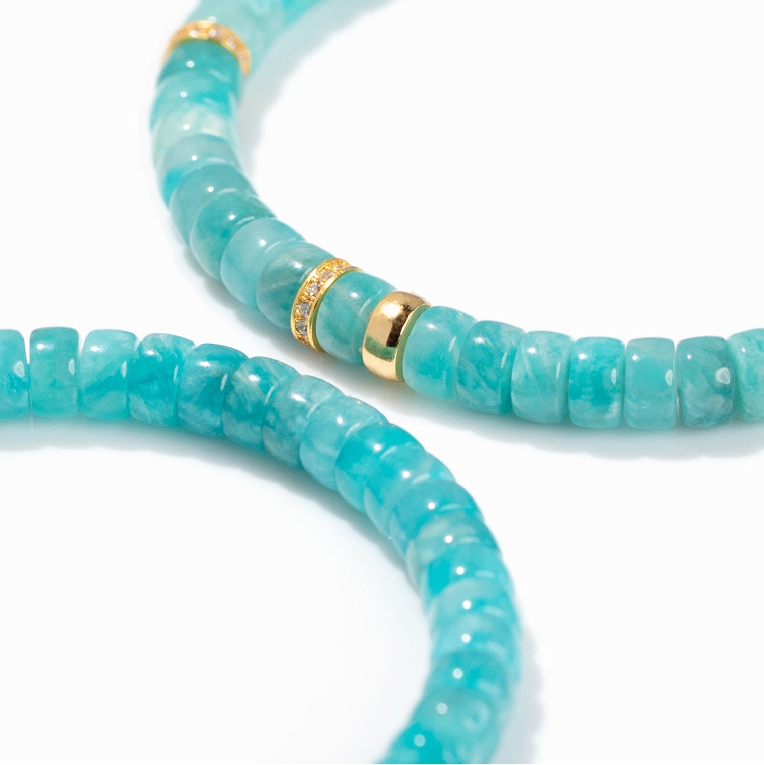 Amazonite Serenity Bracelet – 6mm Barrel Beads（6mm）