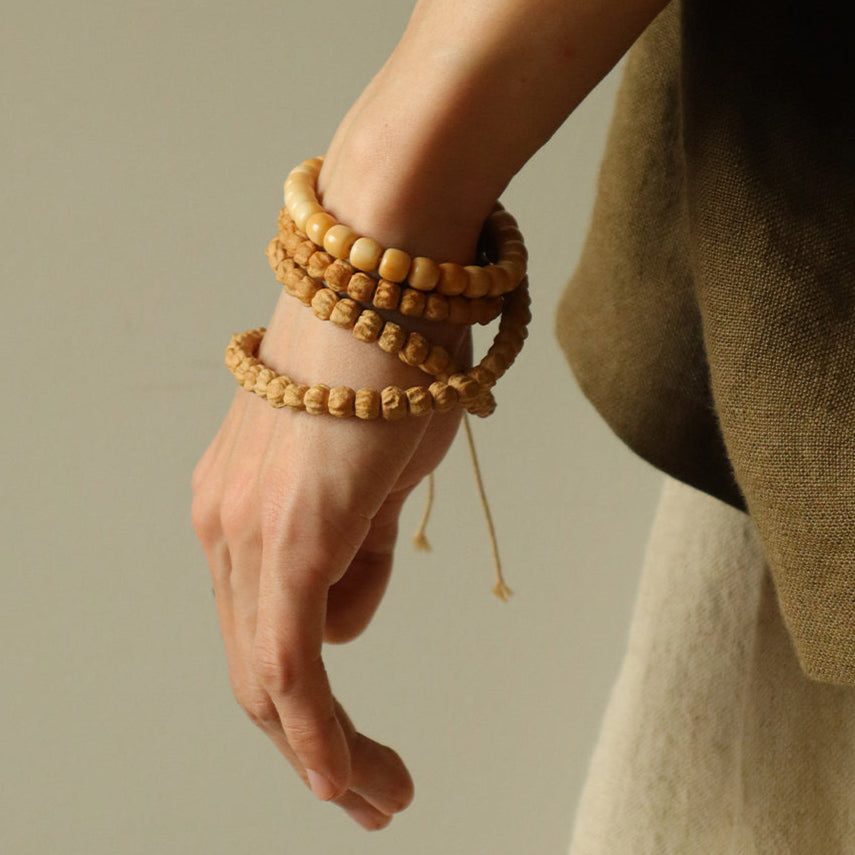 Tibetan Cypress 108 Mala Beads (6mm)
