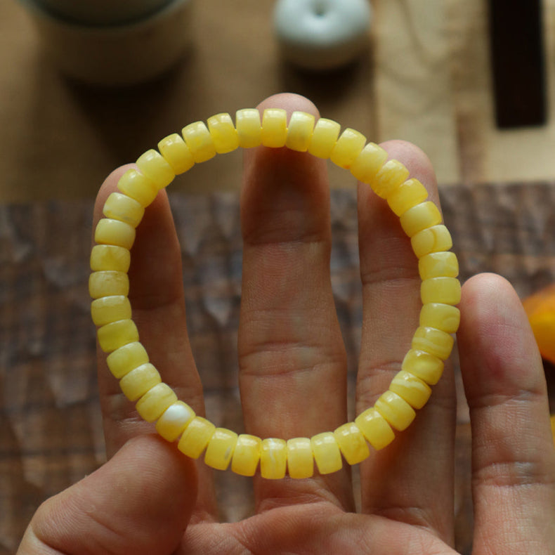 Golden Bloom Slice Bracelet (7 mm) 