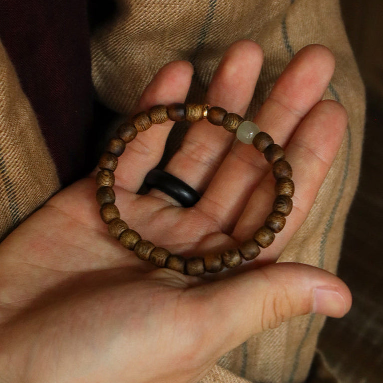 Sacred Resin Wood Bracelet (7 mm) 
