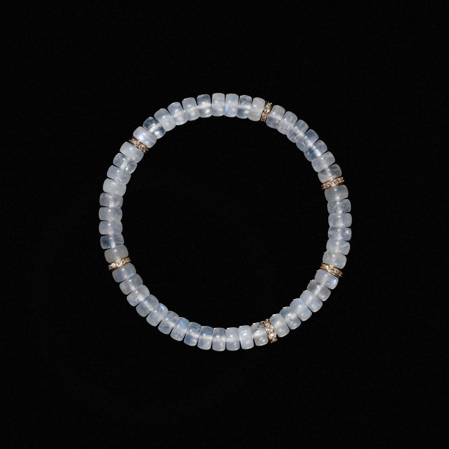 Blue Moonstone Bracelet – Beads（6mm）