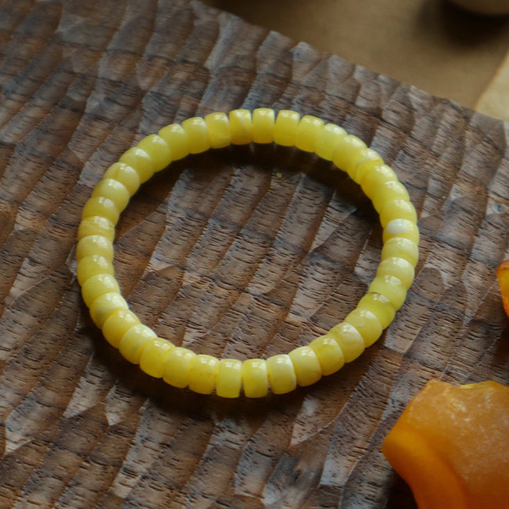 Golden Bloom Slice Bracelet (7 mm) 