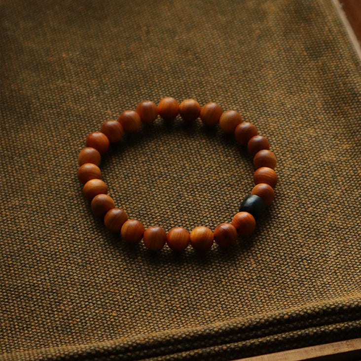 Twilight Memory – Aged Cypress Meditation Bracelet