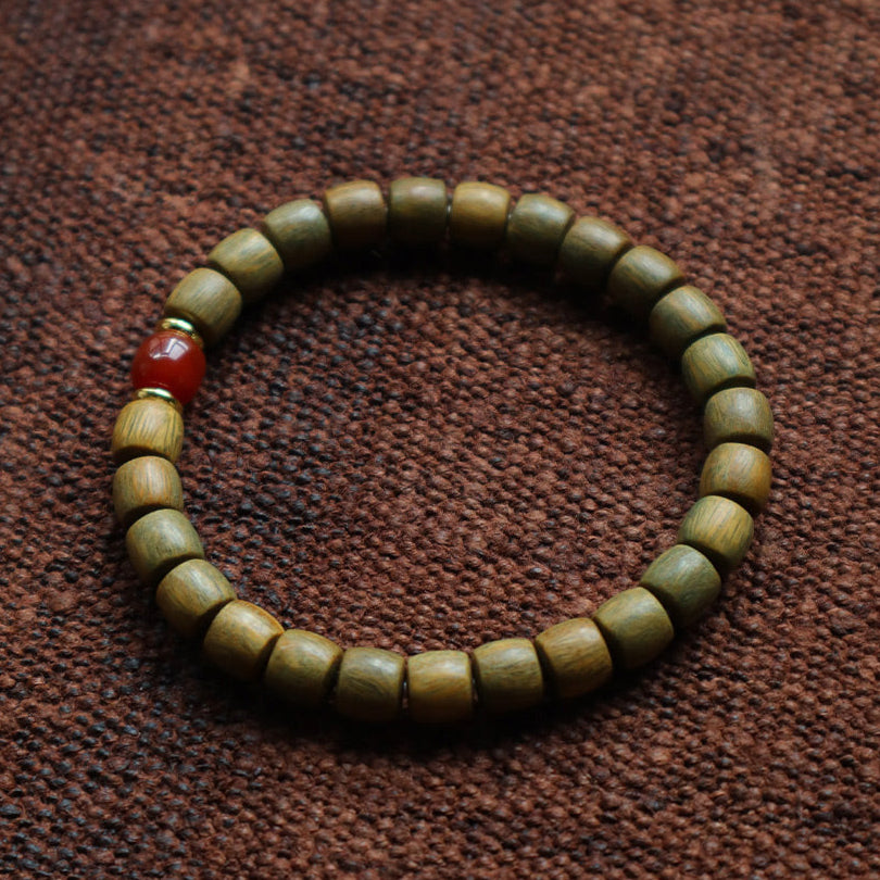 Spring Awakening – Greenwood & Agate Harmony Bracelet