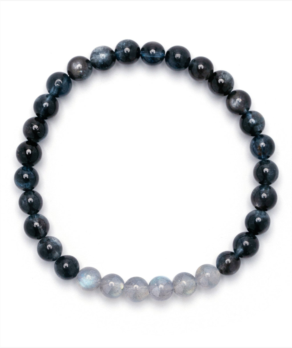 Starlight Onyx & Moonstone Bracelet – (6mm)