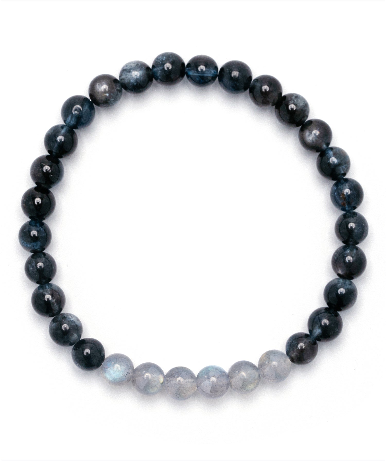 Starlight Onyx & Moonstone Bracelet – (6mm)