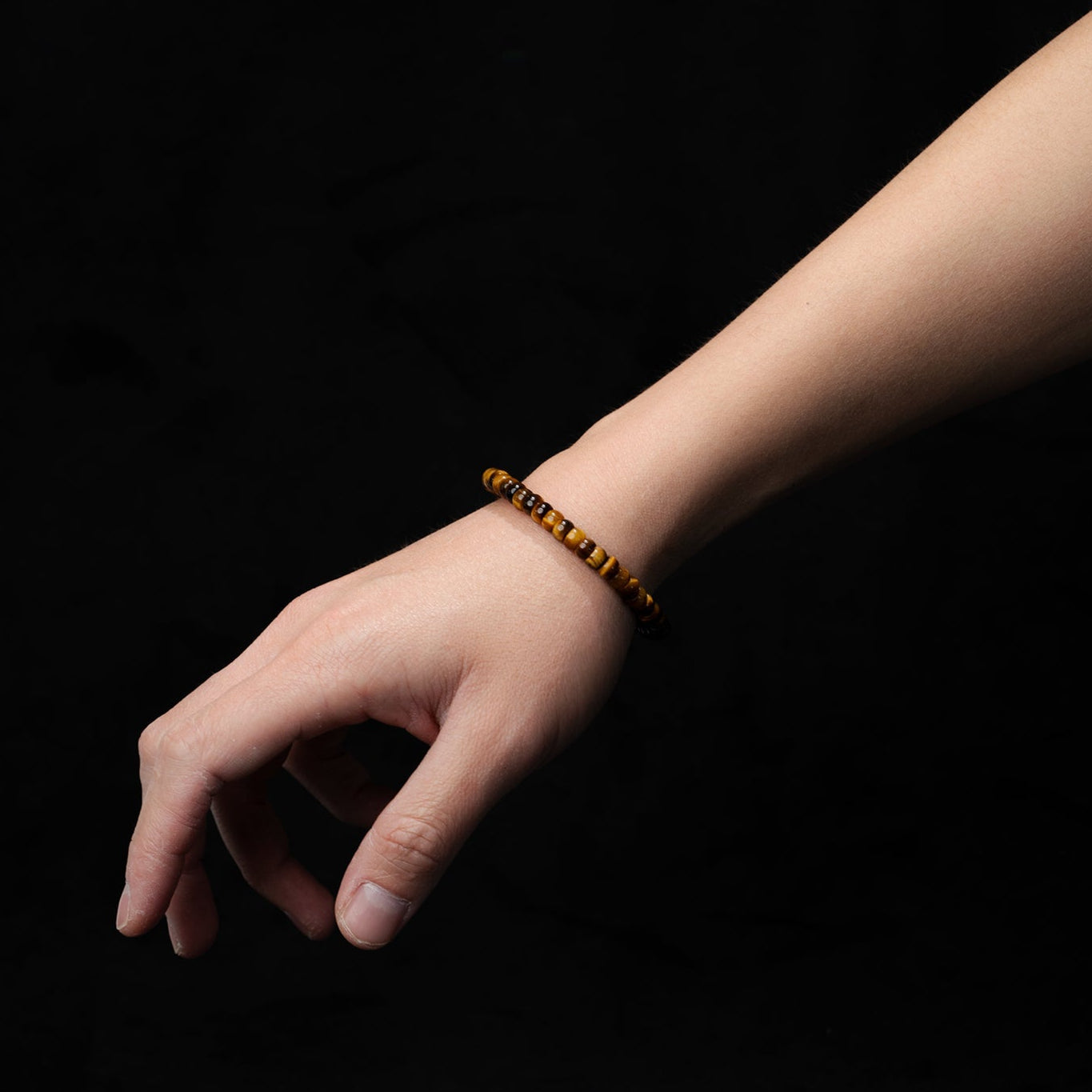 Tiger’s Gaze Energy Bracelet – Abacus Beads（6mm）