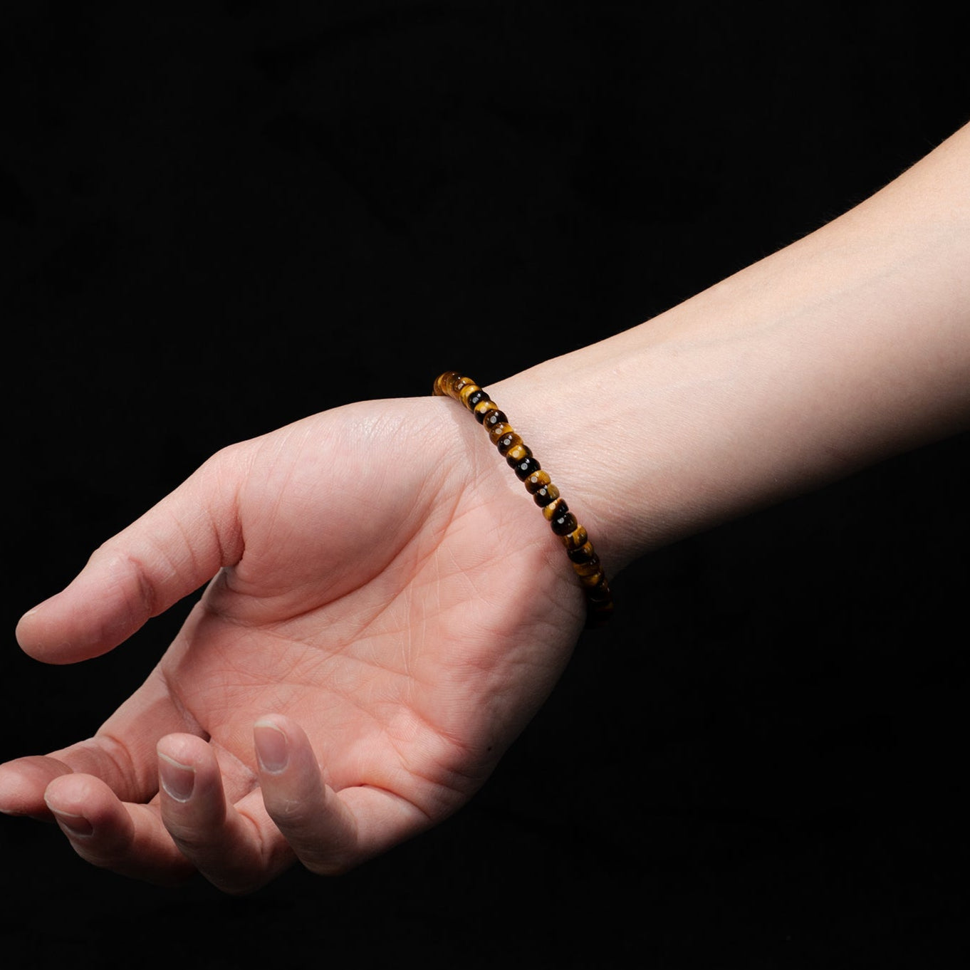 Tiger’s Gaze Energy Bracelet – Abacus Beads（6mm）