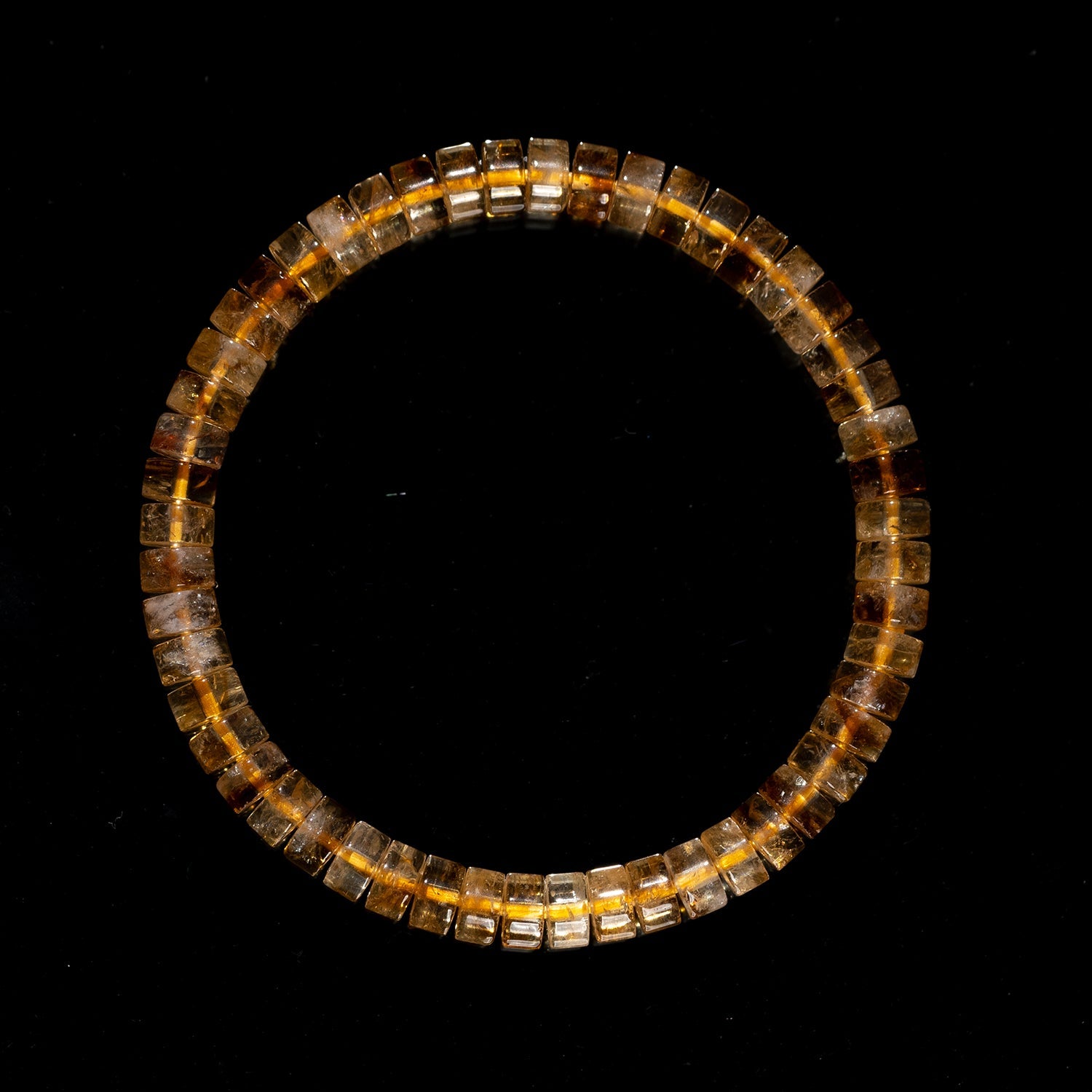 Citrine Abundance Bracelet – 6 mm Yellow Crystal | Aeonb