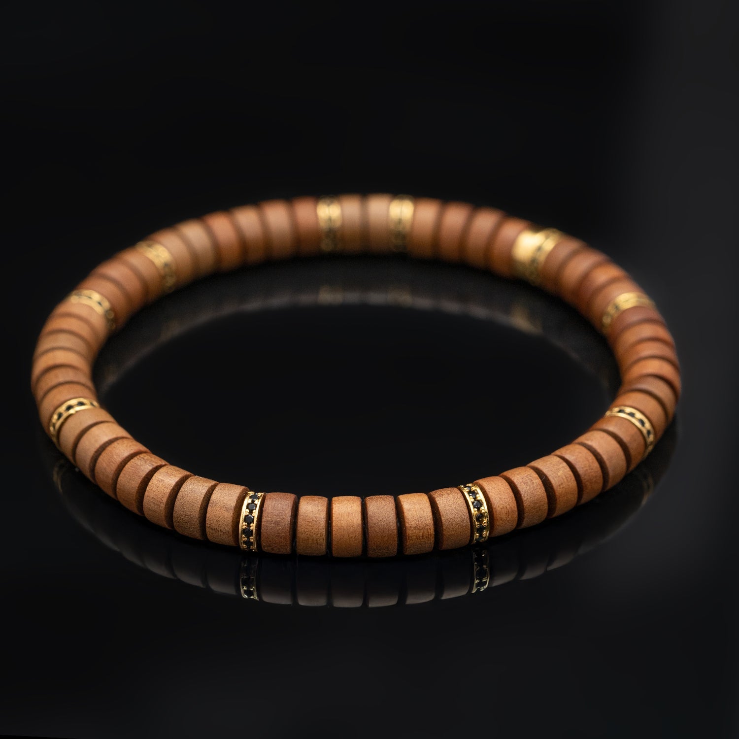 Santal Serenity Sandalwood Bracelet (6 mm)