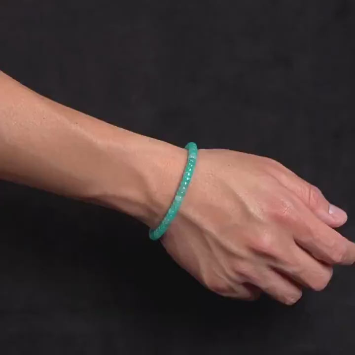 Amazonite Serenity Bracelet – 6mm Barrel Beads（6mm）