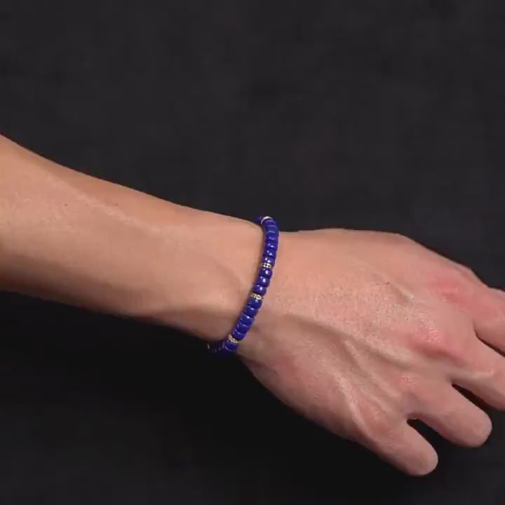 Imperial Lapis Lazuli Bracelet – Truth & Wisdom (6mm)
