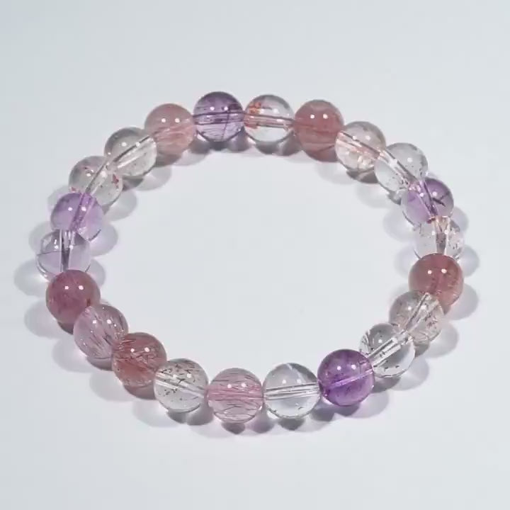Super Seven Aura Bracelet (8 mm)