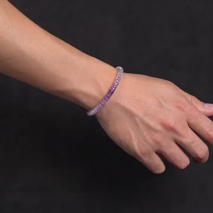 Gradient Super Seven Quartz Bracelet (6 mm)